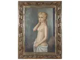 Leonardo Pizzanelli, Nudo di adolescente 1972, oil on canvas