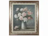 Leonardo Pizzanelli, Peonie, oil on canvas