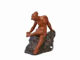 Augusto Rivalta, Female figure, terracotta sculpture