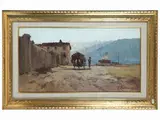 Ferruccio Rontini, Landscape 1936, oil on panel