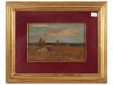 Alfred-Marie Le Petit, Landscapes, two oil paintings on panel