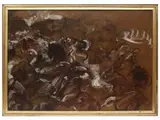 Adolfo de Carolis, Study for the painting and woodcut "Achilles' Scream" 1907