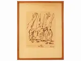 Felice Carena, Nel Bosco 1958 - Boscaiole nel mare 1958