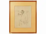 Lorenzo Viani, Un Cantore Riveriasco, Indian ink on paper