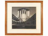 Celestini Celestino, L'abside della Basilica di San Francesco - Assisi, etching