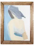 Ernesto Treccani, Figure Sixties, oil on canvas