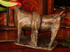 Bull by Arturo Martini, bronze sculpture, offered Apr 2023