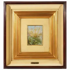 Raffaello Sorbi, Tree, oil on panel