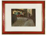 Gino Tommasi, A street in Settignano Thirties