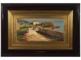 Basso Ragni, Tuscan Navy, oil on masonite