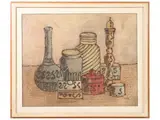 Tonino Caputo, Still life 1964, mixed media on canvas