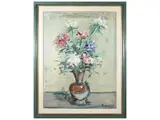 Flowerpot by Enzo Pregno, oil on canvas, offered Feb 2023