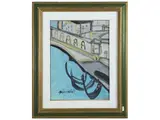 Remo Brindisi, Venice, oil on canvas