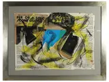 Arturo Carmassi, Untitled 1986, collage on cardboard