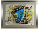 Arturo Carmassi, Untitled 1986, collage on cardboard