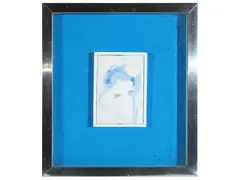Face by Ernesto Treccani, 1973, Signature and date lower right. On the reverse: dedication. Bibliography:, offered Feb 2023