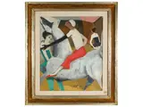 Bruno Paoli, Circus 1974, oil on canvas