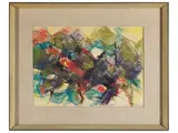 Vincenzo Frunzo, Compositions 1961/1963, two mixed techniques on paper