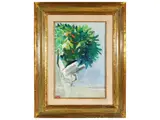 Natale Filannino, Bouquet, oil on canvas