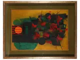 Rinaldo Burattin, Tribute to Antoine Meilland 1967, oil on canvas