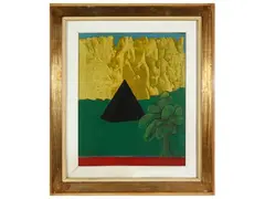 Carmelo Zotti, Landscape, oil on canvas