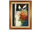 Natale Filannino, Flowers 1964, oil on canvas