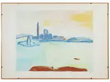 Virgilio Guidi, Venice, lithograph
