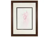 Rinaldo Burattin, Portraits of Tino Buazzelli, Maurizio Costanzo, Marco Ferreri, Giorgio Almirante and others, collection of six mixed technique drawings