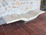 Lorenzo Papi, Sitting The Seagull, travertine on plexiglass base