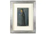Figure by Enzo Pregno, oil on canvas, offered Feb 2023