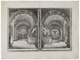 Stefano della Bella, Views of the Medici Villa of Pratolino, six engravings on paper