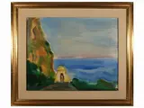 Porta Napoli a Terracina 1978 by Virgilio Guidi, oil on canvas, offered Dec 2022