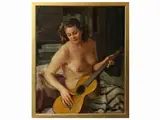 Alessio Issupoff, Woman with guitar