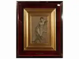 Alfredo Del Sordo, Naked, oil on hardboard
