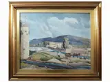 Desiderio Tanfani, Pescaia alla nave a Rovezzano 1939, oil on panel