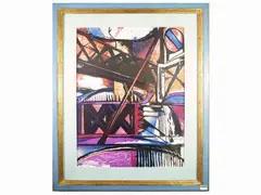 Character Composition by Fernando Farulli, two lithographs, offered Dec 2022