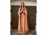 Antonio Berti, Madonna in prayer 1968, terracotta sculpture