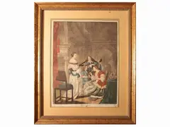 Carlo Lasinio, La famiglia Miris, incisione