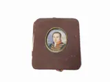 Carl Kronnowetter, Portrait of an officer 1827, painted miniature