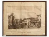 Giuseppe Pera, View of the Porta Romana, engraving