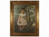 Alessandro Milesi, Portrait of little girl