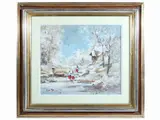 Norberto Martini, Altar boys in a winter landscape