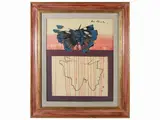 Pietro De Paolis, Composition with butterfly, oil on canvas