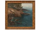 Linda Ferrario, Tuscan Marina, oil on canvas