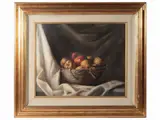 Giordano Becciani, Still life, oil on canvas cardboard