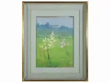 Cosimo Roma, Spring landscape 1960s, oil on panel