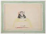 Antonio Possenti, Character, mixed media on paper