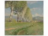 Carlo Passigli, Primavera nel Viale Lungo l'Affrico 1923