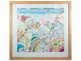 Luca Alinari, Landscape with character, lithograph
