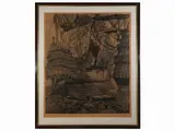 Francesco Chiappelli, Sailing ship, etching